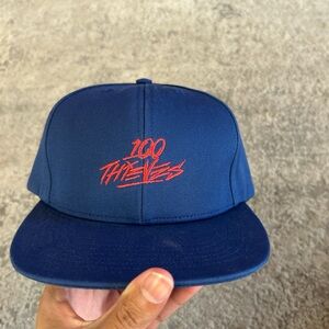 100 Thieves Blue Snapback Hat